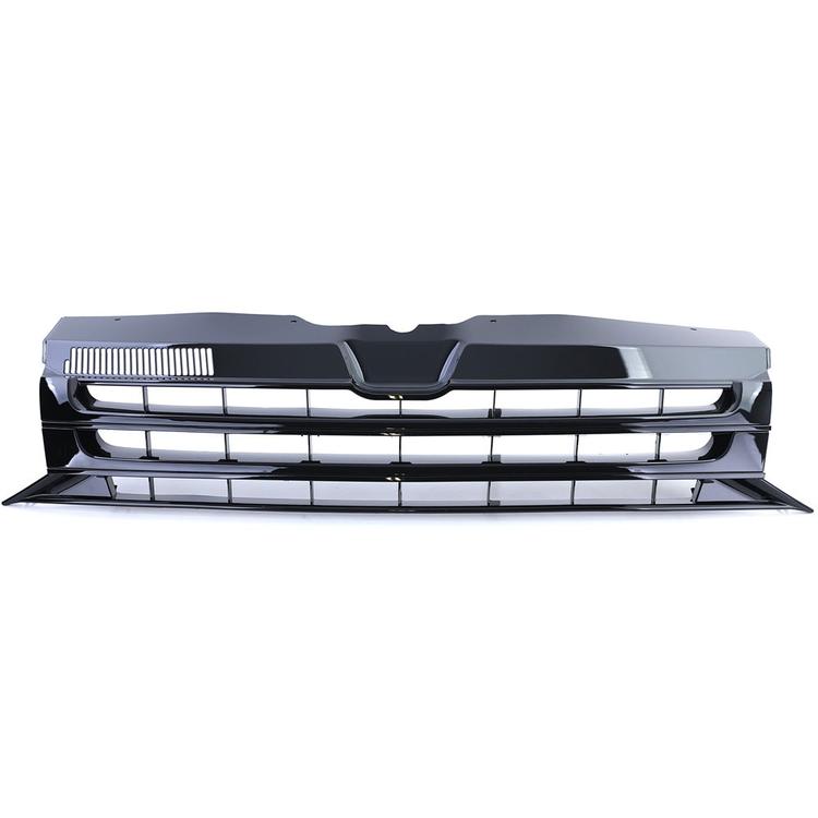Glanset Svart Grill VW Transporter T5 Buss Facelift