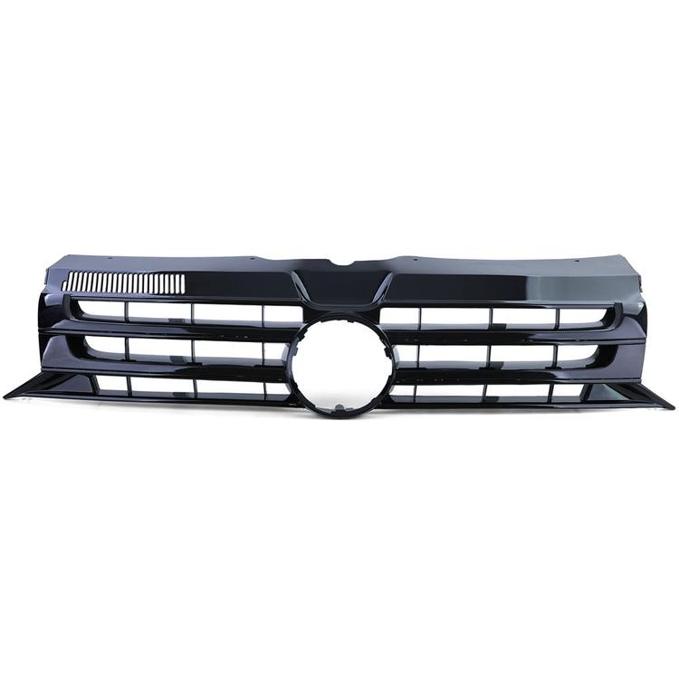 Glanset Svart Grill VW Transporter T5 Buss Facelift