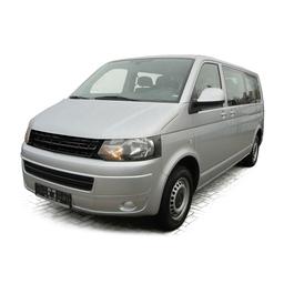 Blanksvart Grill VW Transporter T5 Bus Facelift