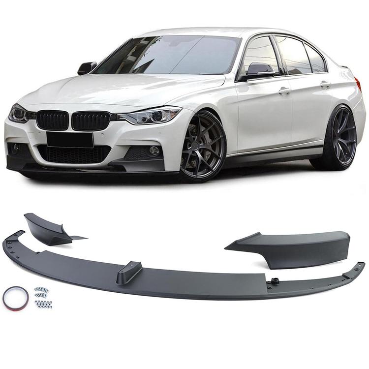 Mattsvart Spoilerläpp BMW 3-serie F30 F31