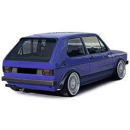 Blanksvart Vinge VW Golf I