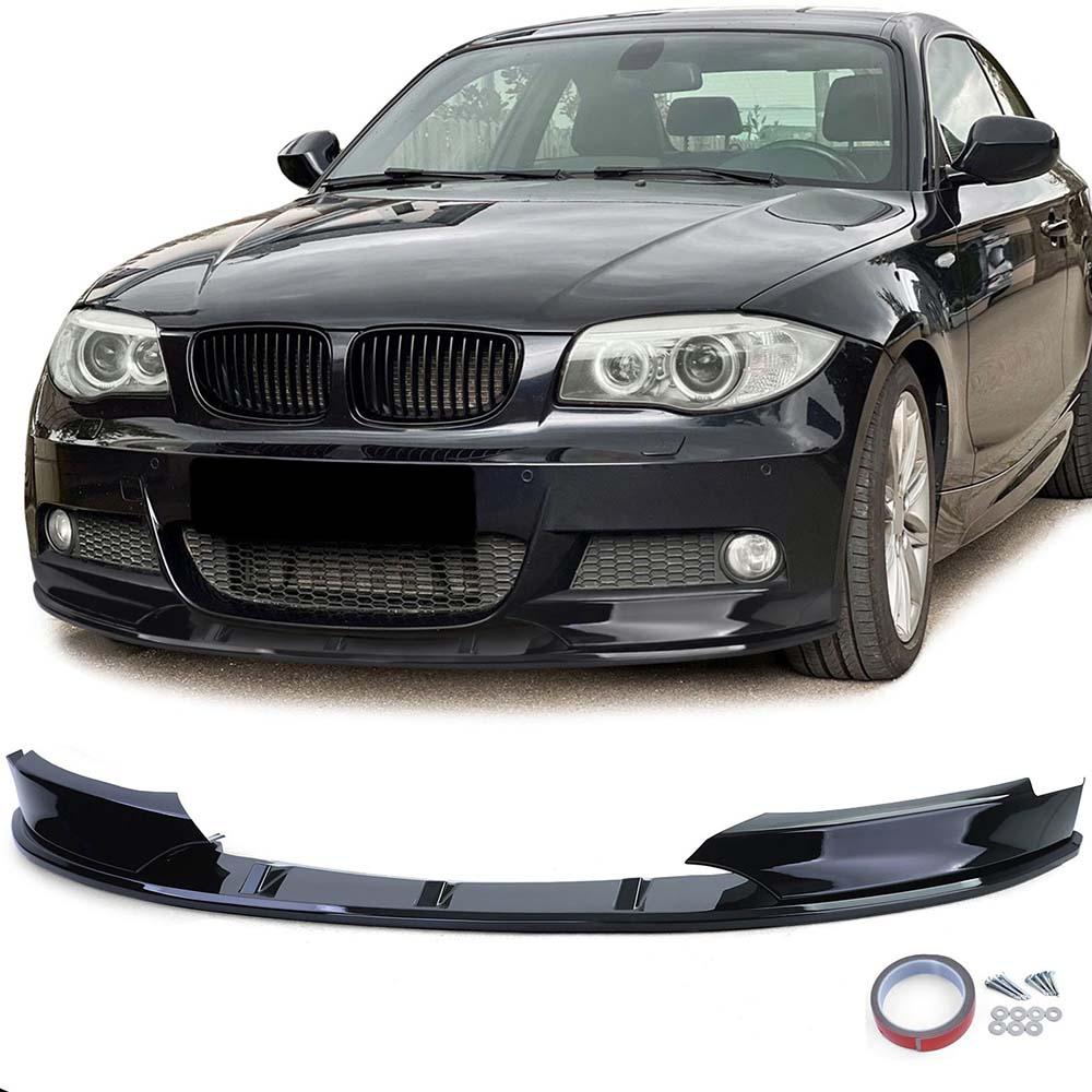 Blanksvart Spoilerläpp BMW 1-serie E82 E88