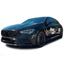 Blanksvart Grill Mercedes CLA