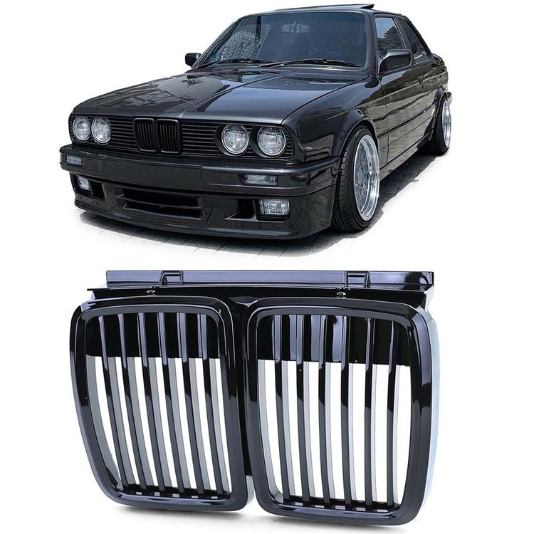 Glans Sorte Nyrer BMW 3-serie E30