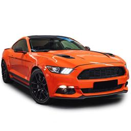 Blanksvart Grill Ford Mustang