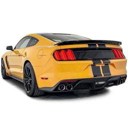Glanssort Bagende Ford Mustang