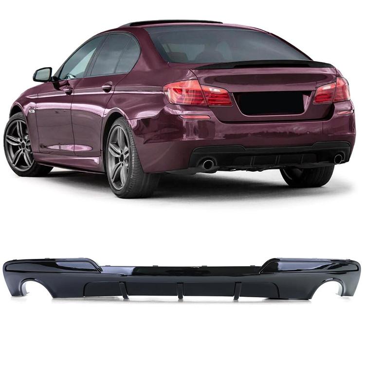 Blanksvart Diffusor BMW 5-serie F10 / F11 535i 535d