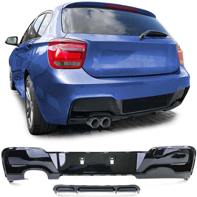Blanksvart Diffusor BMW 1-serie F20 / F21