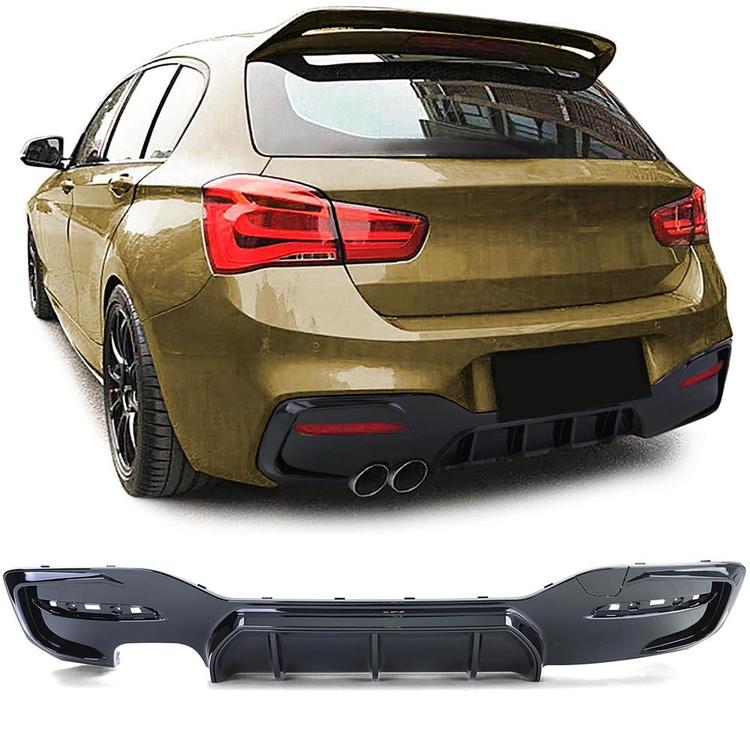 Blanksvart Diffusor BMW 1-serie F20 / F21