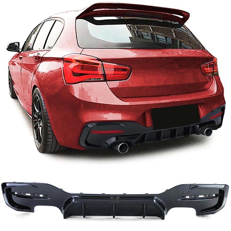 Blanksvart Diffusor BMW 1-serie F20 / F21 M135i M140i
