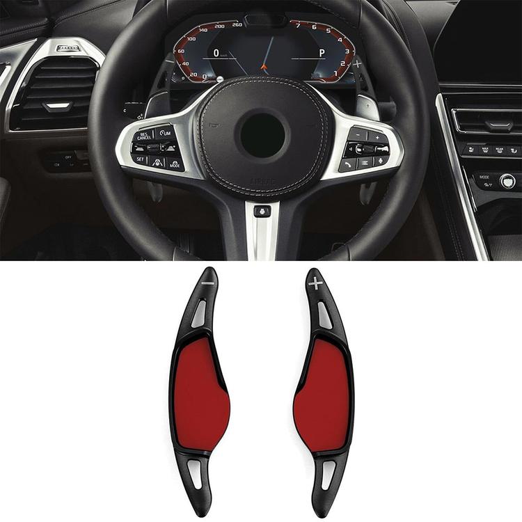 Black aluminium gear shift paddles