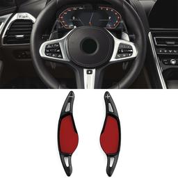 Black aluminium gear shift paddles