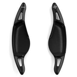 Black aluminium gear shift paddles