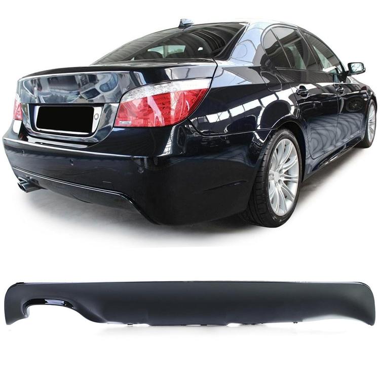 Blanksvart Diffusor BMW 5-serie E60 / E61