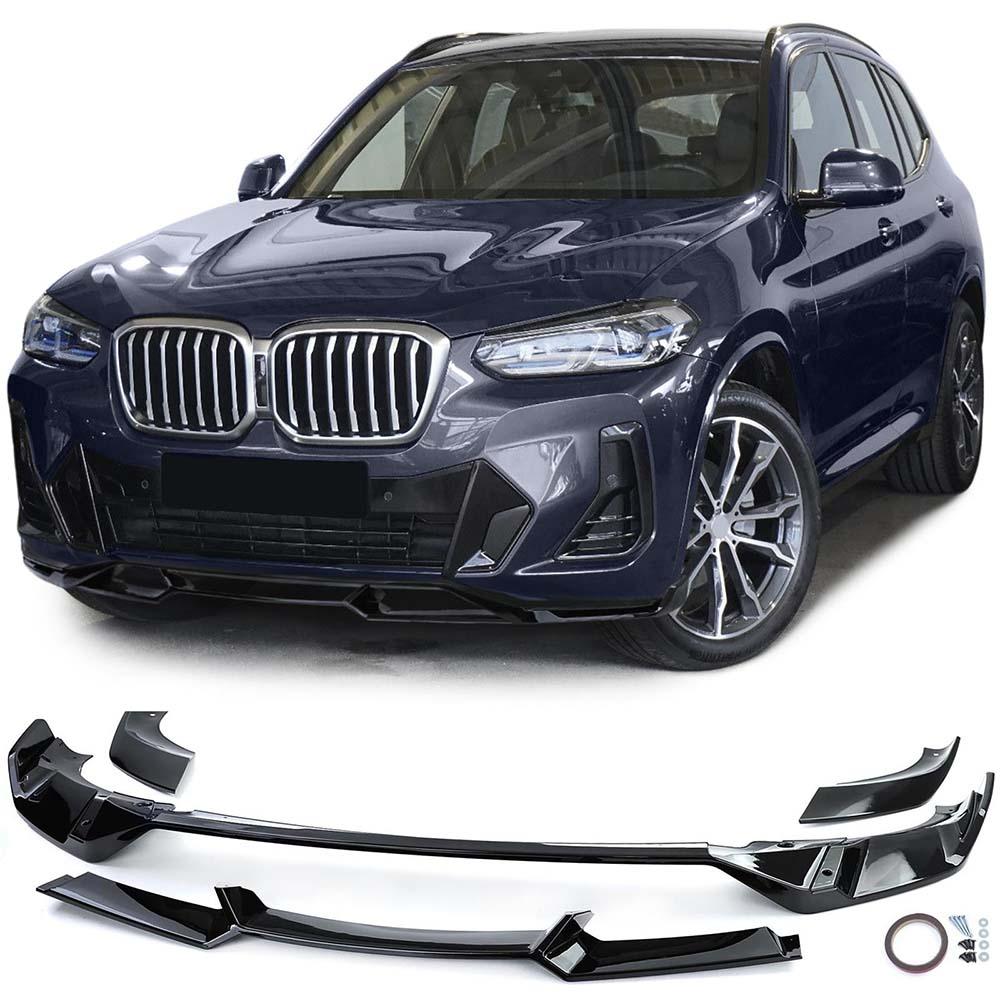 Blanksvart Spoilerläpp BMW X3 G01