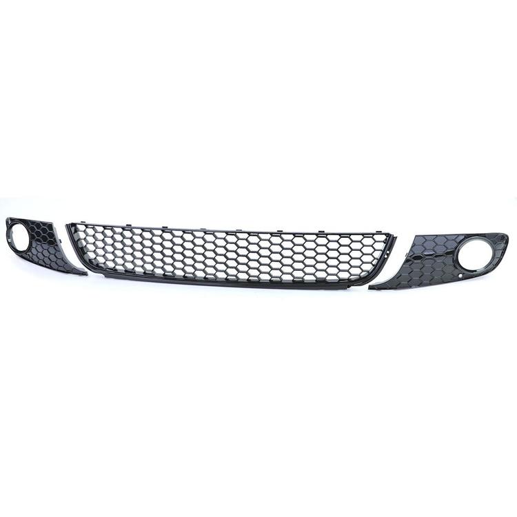 Glossy Black Grille Kit VW Golf VI