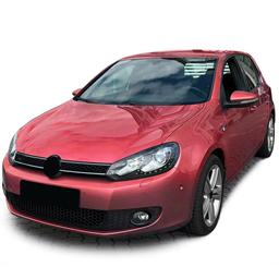 Glossy Black Grille Kit VW Golf VI