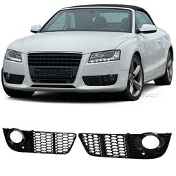 Dimljusgaller svart Audi A5 8T