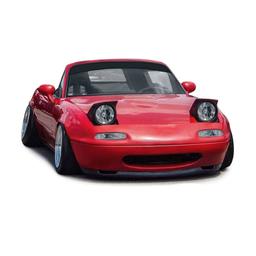 Kromade Strålkastare Mazda MX5