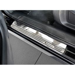 Car Door Sill Scuff Plate Protectors Trim brushed steel Renault Kadjar