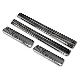 Car Door Sill Scuff Plate Protectors Trim Subaru Impreza 5drs