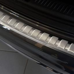 Brushed Steel Rear Bumper Protector Mercedes W213 Sedan