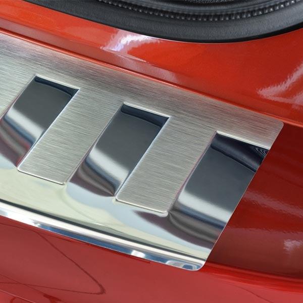 Brushed Steel Rear Bumper Protector Honda Civic Tourer