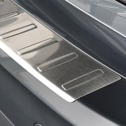 Brushed Steel Rear Bumper Protector Citroen C4 Picasso