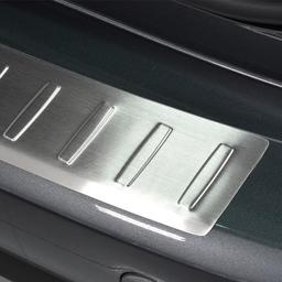 Brushed Steel Rear Bumper Protector Citroen C4 Grand II Picasso