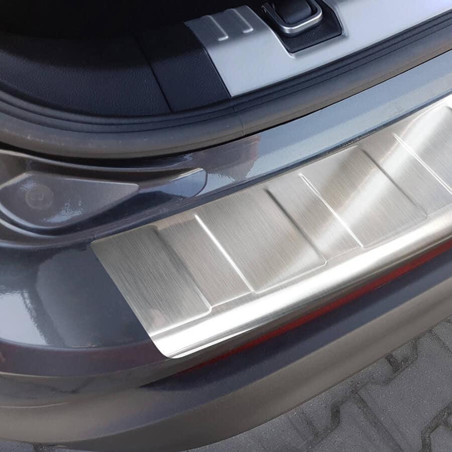 Brushed Steel Rear Bumper Protector Ford Edge