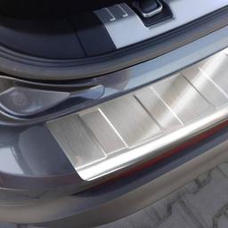 Brushed Steel Rear Bumper Protector Ford Edge