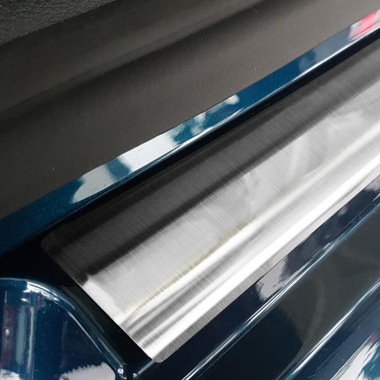 Brushed Steel Rear Bumper Protector Kia Niro