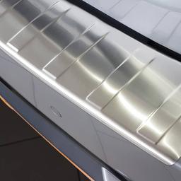 Brushed Steel Rear Bumper Protector Honda Civic X