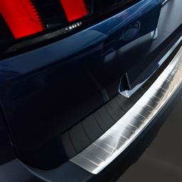 Brushed Steel Rear Bumper Protector Peugeot 5008