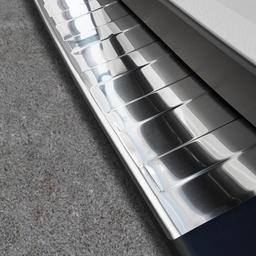 Brushed Steel Rear Bumper Protector VW Crafter