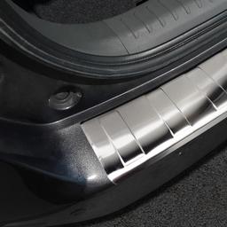 Brushed Steel Rear Bumper Protector Toyota Prius plus