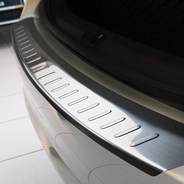 Brushed Steel Rear Bumper Protector Skoda Octavia Station Wagon