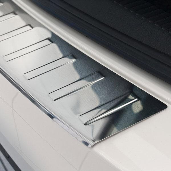 Brushed Steel Rear Bumper Protector Skoda Octavia Station Wagon