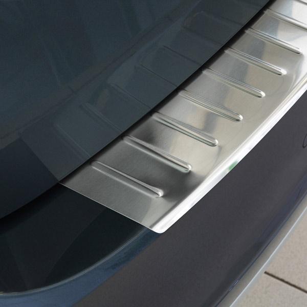 Brushed Steel Rear Bumper Protector Skoda Yeti 4x4