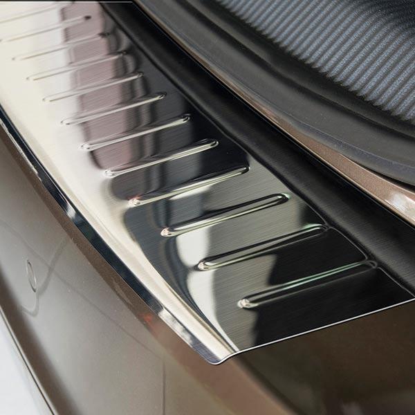 Brushed Steel Rear Bumper Protector Skoda Yeti City