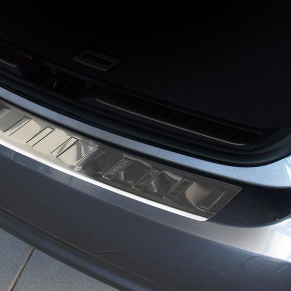 Brushed Steel Rear Bumper Protector Toyota Avensis Station Wagon