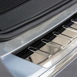Brushed Steel Rear Bumper Protector Toyota Corolla XI Sedan
