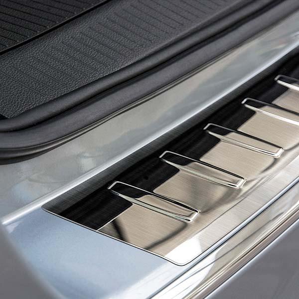 Brushed Steel Rear Bumper Protector Toyota Corolla XI Sedan