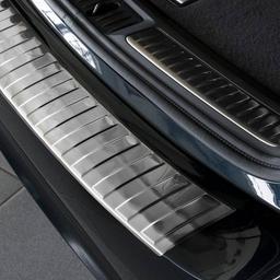 Brushed Steel Rear Bumper Protector Toyota Avensis Station Wagon
