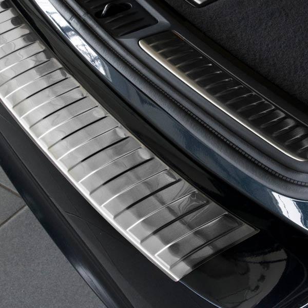 Brushed Steel Rear Bumper Protector Toyota Avensis Station Wagon