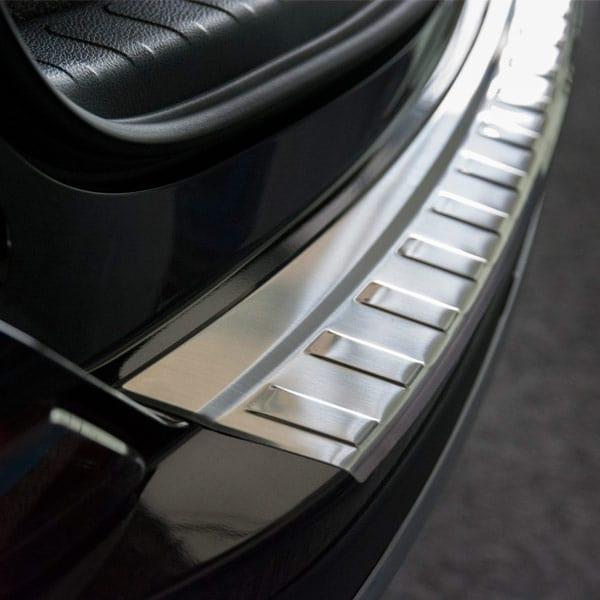 Brushed Steel Rear Bumper Protector Toyota RAV4