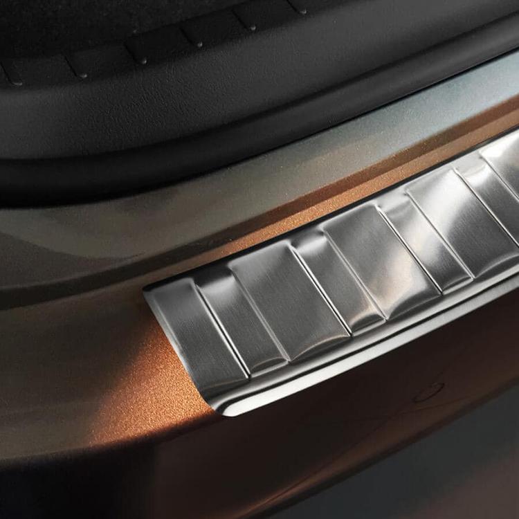 Brushed Steel Rear Bumper Protector Toyota Corolla (E160)