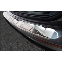 Brushed Steel Rear Bumper Protector that fits Volvo V60