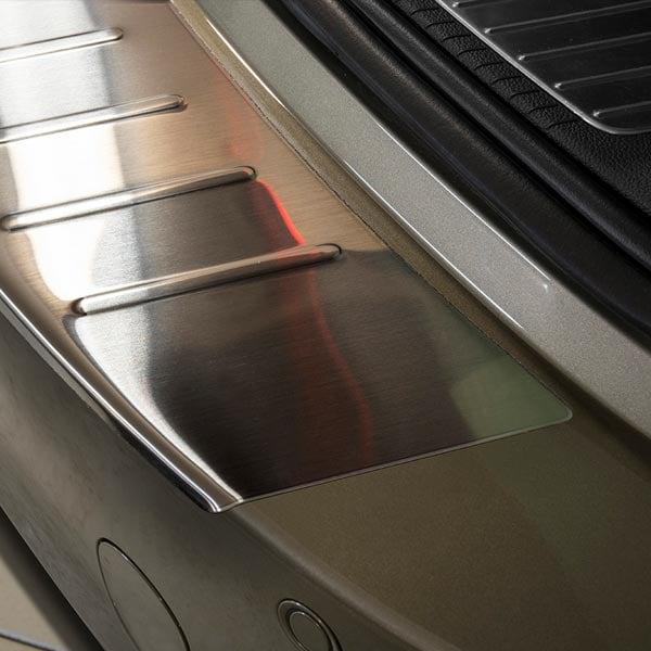Brushed Steel Rear Bumper Protector Opel Insignia