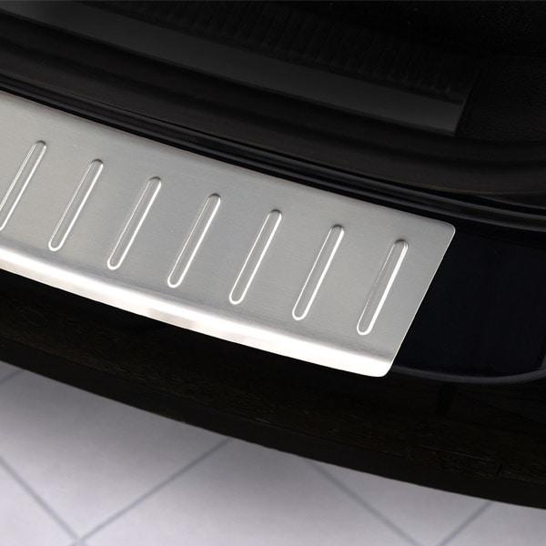 Brushed Steel Rear Bumper Protector VW Passat Variant